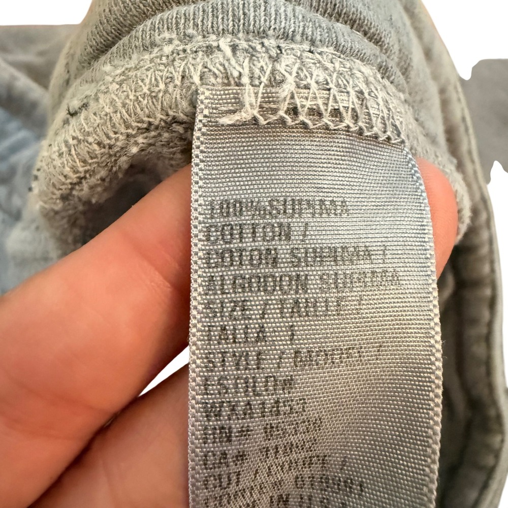 Standard James Perse Blue Gray Low Rise Cotton Jogger Sweatpants Size 1 Small - Picture 5 of 5